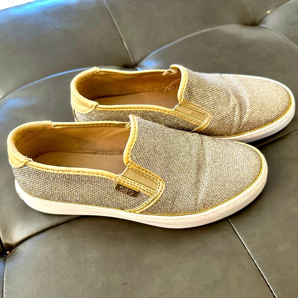 Sparkle slip ons